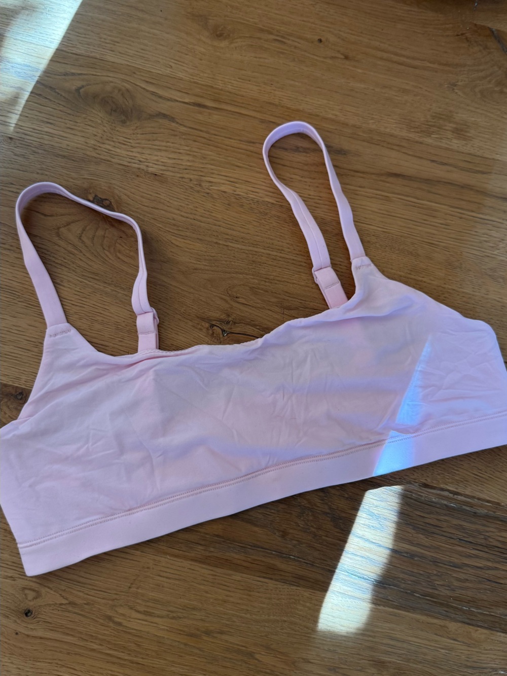 SKIMS Light Pink Seamless Bralette